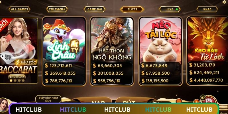 Sức hút nổi bật của nổ hũ HITCLUB