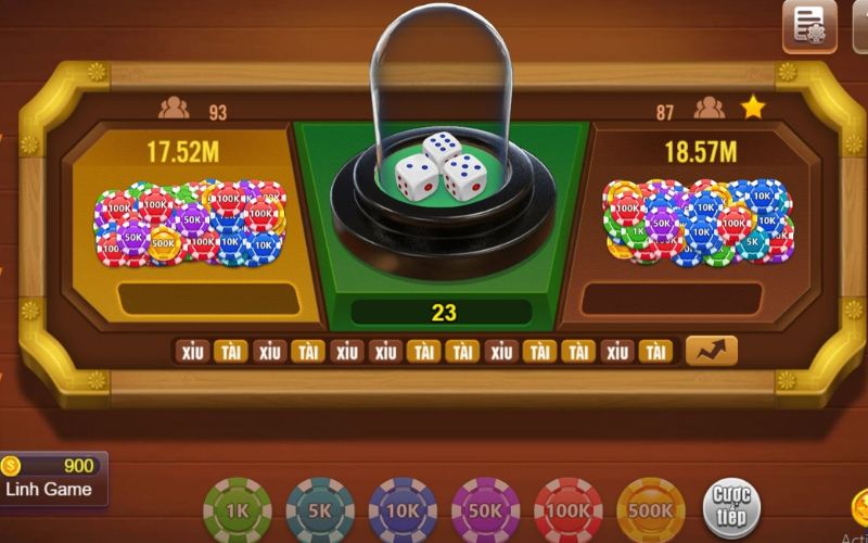 Bảng cầu tài xỉu với số liệu cụ thể nhất